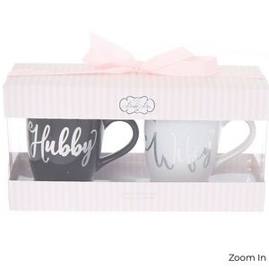HUBBY & WIFEY MUG SET - 2 PACK